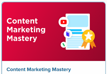 Content Marketing Mastery Course